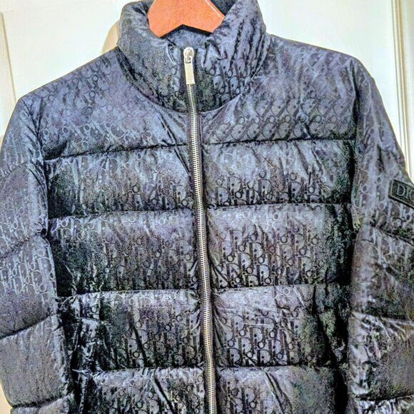 Dior Other - Christian Dior black Oblique Puffer jacket coat